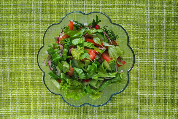 Une Salade Légère Légumes Salade Été — Photo