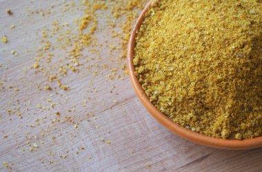 yemek pişirmek için kullanılan organik gurme sıcak yerde baharatlar.