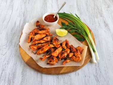 Kerala Tavuk Pakoda. Güney Hindistan usulü lezzetli pakoralar.