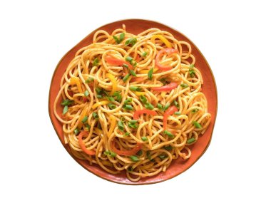 Sebzeli Schezwan Eriştesi.