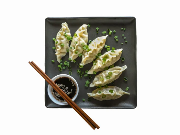 Dumplings chinos tradicionales aislados de dim sum —  Fotos de Stock