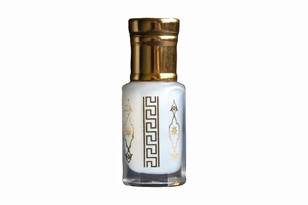 Perfume árabe concentrado aislado en una mini botella — Foto de Stock
