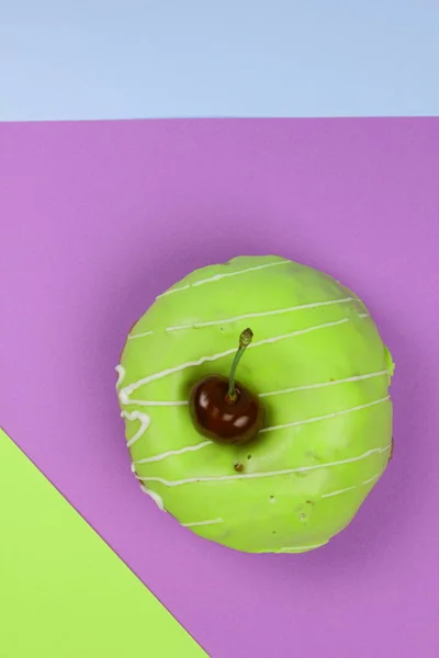 Pop arte donut en vacaciones — Foto de Stock