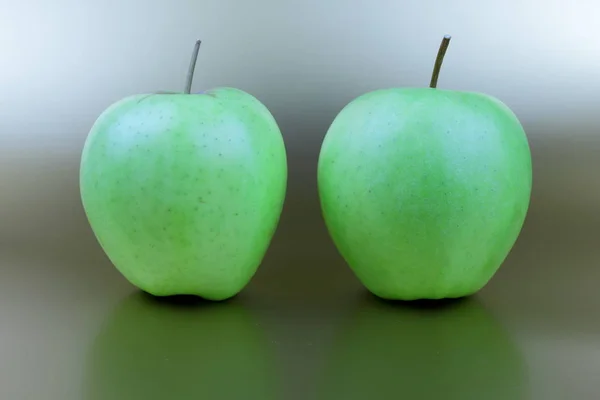 Яблуко Поп Арт Золоті — стокове фото