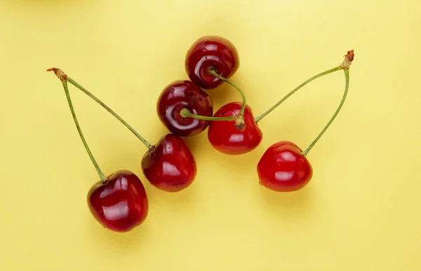 Cherries pop art — Stock Photo, Image