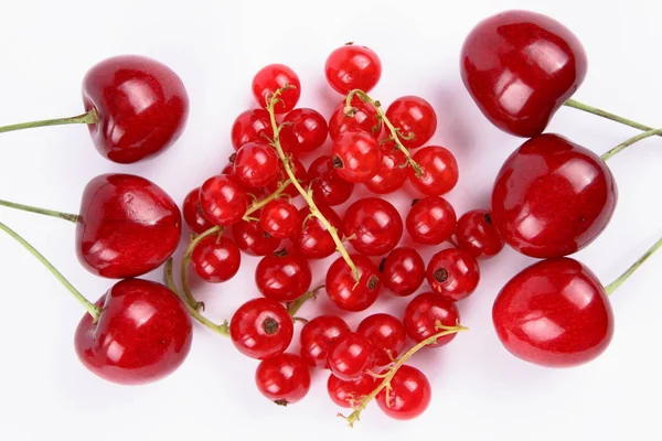 Cherries Currants Vacuum — Stock Photo, Image