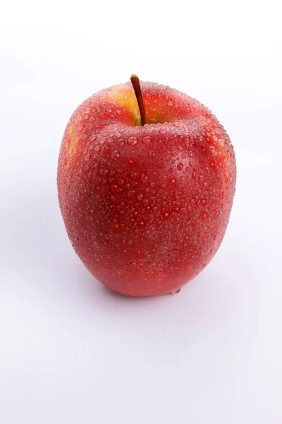 Czerwone Zielone Jabłko Pop Artu — Zdjęcie stockowe