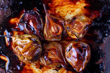 Restoran için bal ile Armut tatlısı