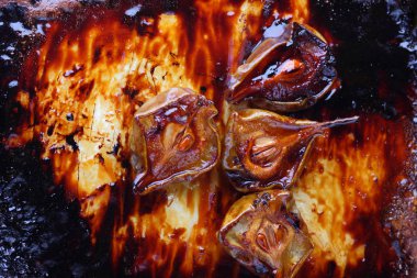 Restoran için bal ile Armut tatlısı