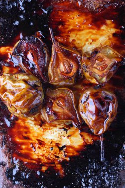 Restoran için bal ile Armut tatlısı