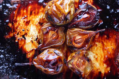 Restoran için bal ile Armut tatlısı