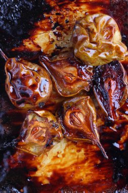 Restoran için bal ile Armut tatlısı