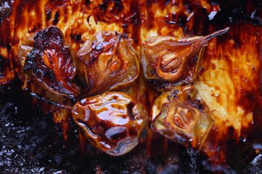 Restoran için bal ile Armut tatlısı