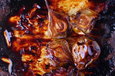 Restoran için bal ile Armut tatlısı