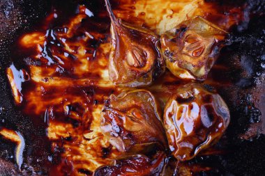 Restoran için bal ile Armut tatlısı