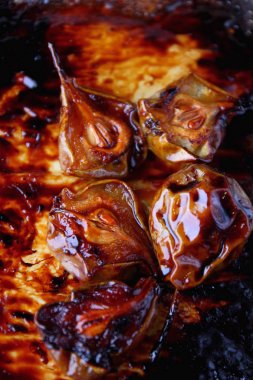 Restoran için bal ile Armut tatlısı