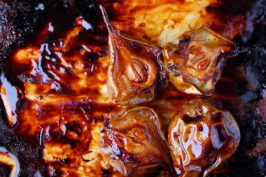 Restoran için bal ile Armut tatlısı