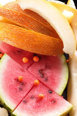 Kavun ve karpuz birçok adet çilek dağ kül Tasarımcısı ile