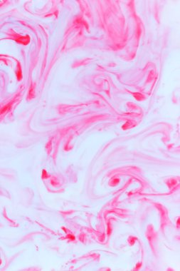 Sıvı, pembe minimalist arka plan üzerinde pop art model, tasarımcı, arka plan hazırlanması için pastel doku pembe arka plan