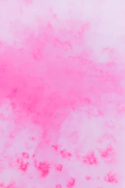 Beyaz sıvı, pembe holografik özgeçmişlerine pembe boya lekeleri süt, kozmik desen, Minimalizm, pop art doku tasarımcı için soyut