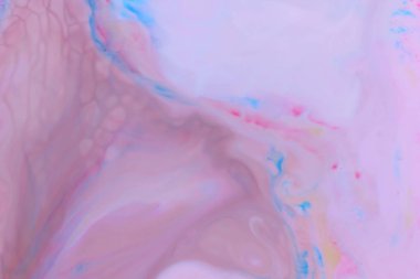 Holografik arka plan süt, kozmik holografik model, Minimalizm, pop art doku tasarımcı için sıvı, çok renkli lekeler üzerinde boya ile