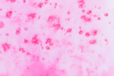 Beyaz sıvı, pembe holografik özgeçmişlerine pembe boya lekeleri süt, kozmik desen, minimalizm, pop art doku Tasarımcısı, sanat için soyut