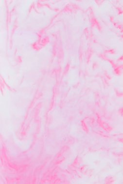 Pembe Beyaz arka plan, pembe suluboya desen, lekeleri sıvı, pop art doku, Tasarımcısı, minimalist arka plan üzerinde renkli sıvı, kumaş tasarımı, sanat için boş Paint'te pembe