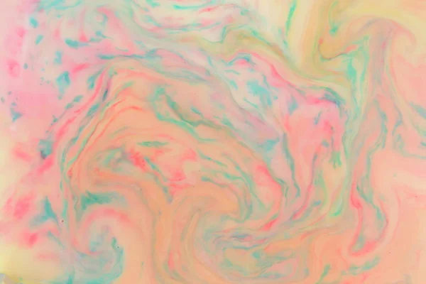 Abstrakter Mehrfarbiger Holographischer Hintergrund Pastellmuster Bunte Farben Flüssigkeit Flecken Auf — Stockfoto