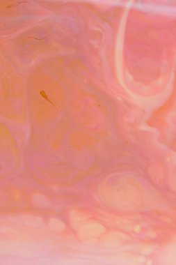 Holografik çok renkli arka plan üzerinde sıvı, pastel desen, çok renkli doku ile boya boşanmalar, lekeleri süt, sanat, minimalist arka plan, tasarımcı için pop art boş