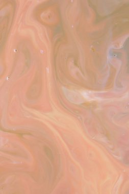 Holografik çok renkli arka plan üzerinde sıvı, pastel desen, çok renkli doku ile boya boşanmalar, lekeleri süt, sanat, minimalist arka plan, tasarımcı için pop art boş