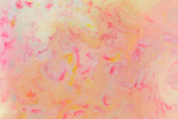 Abstract multicolored background, pastel pattern, multicolored paint in liquid, stains on milk, minimalistic background, blank for designer, pop art