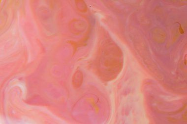 Holografik çok renkli arka plan üzerinde sıvı, pastel desen, çok renkli doku ile boya boşanmalar, lekeleri süt, minimalist arka plan, boş Tasarımcısı, pop art