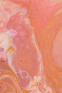 Holografik çok renkli arka plan üzerinde sıvı, pastel desen, çok renkli doku ile boya boşanmalar, lekeleri süt, minimalist arka plan, boş Tasarımcısı, pop art