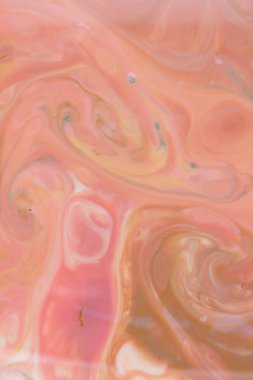 Holografik çok renkli arka plan üzerinde sıvı, pastel desen, çok renkli doku ile boya boşanmalar, lekeleri süt, minimalist arka plan, boş Tasarımcısı, pop art