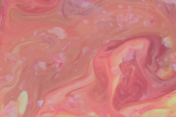 Holografisk Flerfärgad Bakgrund Flytande Pastell Mönster Mångfärgade Textur Med Paint — Stockfoto
