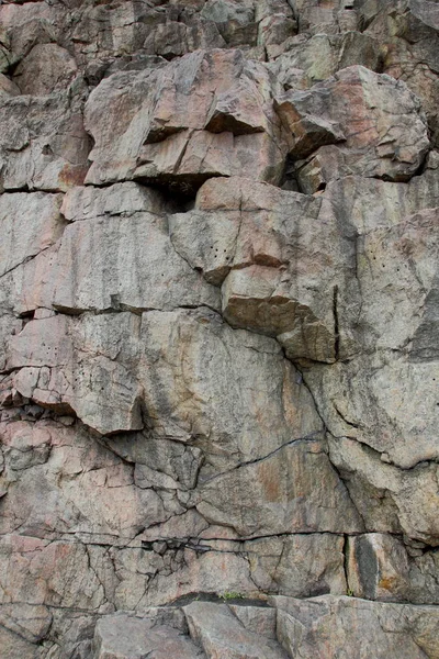 Granite Rocks Faults Background Old Stones Tectonic Movements Destruction Granite — Stock Photo, Image