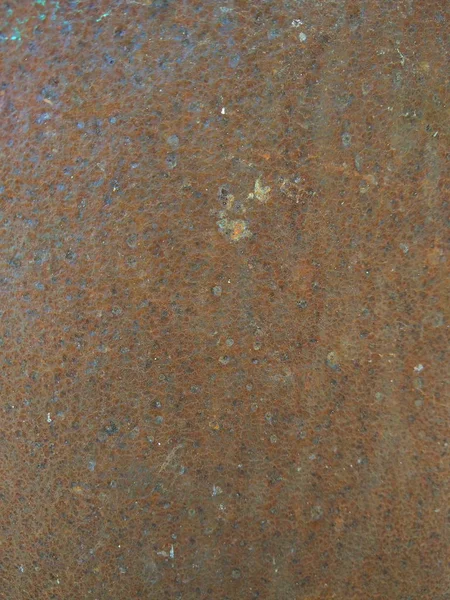 Texture Superficie Arrugginita Sfondo Marrone Astratto Vecchia Lamiera Ferro Motivo — Foto Stock