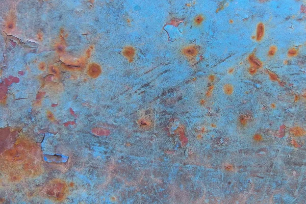 Texture Old Painted Surface Abstract Colored Background Old Iron Sheet — Stock Photo, Image