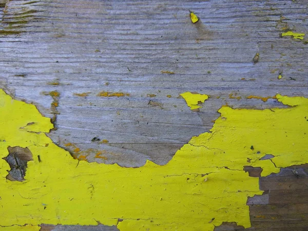 Texture of a yellow wooden surface, abstract yellow background of an old painted wood, yellow natural pattern for a designer, minimalistic background