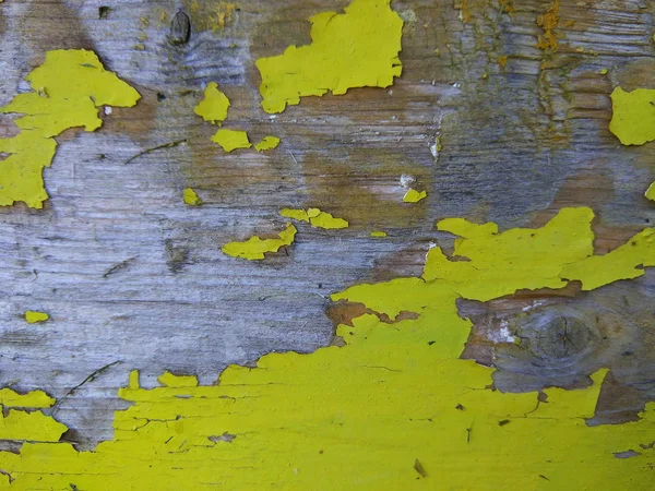 Tekstura Żółty Drewnianych Powierzchni Streszczenie Żółtym Tle Stare Malowane Drewno — Zdjęcie stockowe