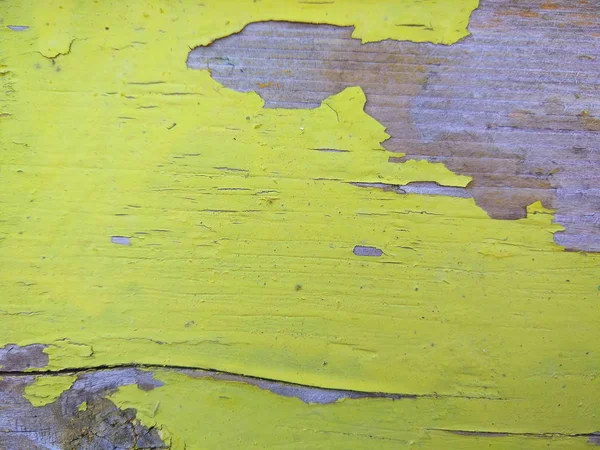 Texture Yellow Wooden Surface Abstract Yellow Background Old Painted Wood — Stock Photo, Image