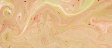 Şeffaf yaratıcılık. Moda duvar kâğıdı. Beton arka planda soyut çok renkli sıvı sanat. Dijital sanat. Soyut çok renkli gradyan arkaplan. Tasarım arka planı