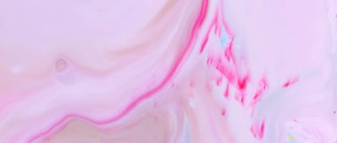 Akışkan sanat. Moda duvar kâğıdı. Soyut çok renkli arkaplan. Sanal arkaplan. Tasarım arka planı. Geniş Ekran