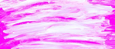 El yapımı pembe soyut boyalı arka plan. Soyut sanat geçmişi. Sıvı boyalı desen. Pembe fırça darbeleriyle akrilik boya dokusu. Duvar kağıdı için boş