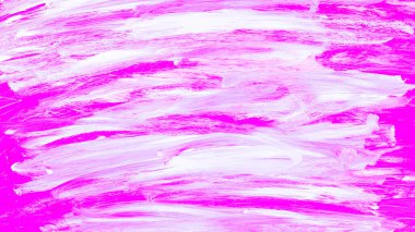 El yapımı pembe soyut boyalı arka plan. Soyut sanat geçmişi. Sıvı boyalı desen. Pembe fırça darbeleriyle akrilik boya dokusu. Duvar kağıdı için boş