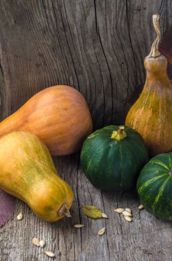 Bir ahşap kutu kabak