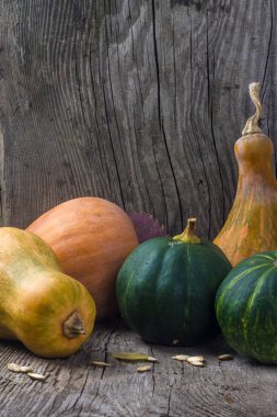 Bir ahşap kutu kabak