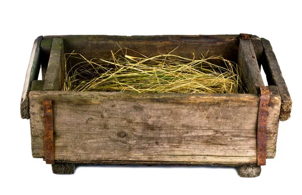 Wooden box for isolation — Stock Photo, Image