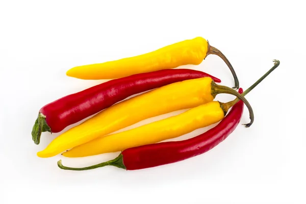 Gul, varm pepper – stockfoto