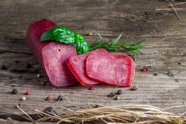 Öğle Yemeği et - kurutulmuş sosis saucisson